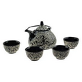 Black Ceramics Teapot Set